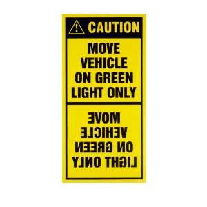 IWI 60 5433 Outside Traffic Lite Safety Sign   English 