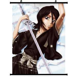 Bleach Anime Wall Scroll Poster Rukia Kuchiki(24*32) Support 