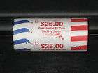 ZACHARY TAYLOR 2009 Presidential Dollar Roll of 25 Uncirculated Coins