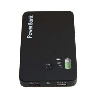  Dual USB Power Bank 5000 mAh Battery Charger: Cell Phones 