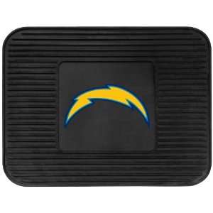  Chargers Heavy Duty Vinyl Rear Seat Car Utility Mat: Sports & Outdoors