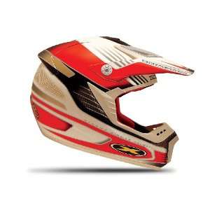  Xtreme Airmax Red/White Large Race Matte Off Road Helmet 