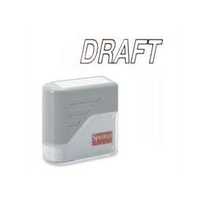  Sparco Products 60016 DRAFT Title Stamp, 1 3/4 in.x5/8 in 