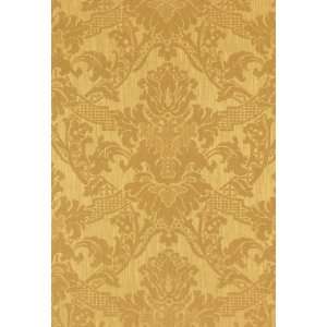  Grove Park Damask Hickory by F Schumacher Fabric: Home 