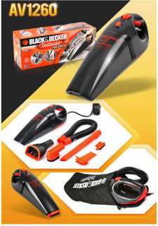 Black & Decker Origianl AV 1206 12V Handheld Car Vacuum Cleaner 