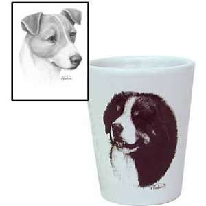  Jack Russell Terrier Shot Glass: Kitchen & Dining