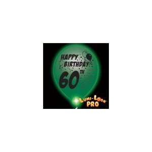  60th BIRTHDAY WHITE BALLOONS GREEN LIGHT: Health 