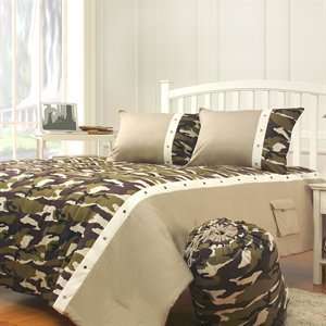 Hallmart Collectibles 61076 Camouflage Comforter Set:  Home 