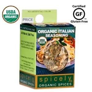 Spicely 100% Organic and Certified Gluten Free, Organic Italian 