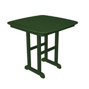   Polywood NCT31 Nautical Dining Table Finish Green Furniture & Decor