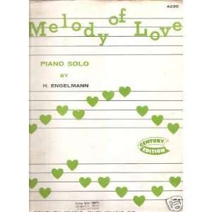  Sheet Music Melody Of Love H Engleman 24 