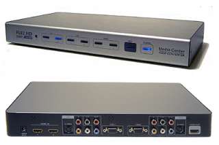 Composite Video S Video Component Video VGA HDMI To HDMI Up Converter 