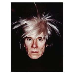 Self Portrait in Fright Wig, c.1986 Giclee Poster Print by Andy Warhol 