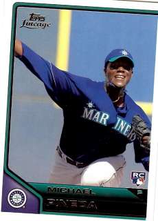 2011 Topps Lineage #139 Michael Pineda Mariners RC  