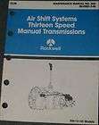 ROCKWELL meritor Air Shift Systems 13 speed manual transmission Manual 