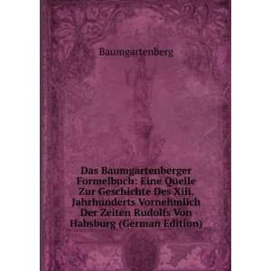   Von Habsburg (German Edition) (9785874763015): Baumgartenberg: Books