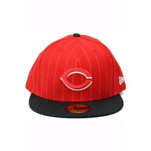 New Era Pin Balla Cincinatti Reds Hat. Size: 7 3/8:  Sports 