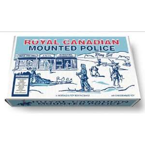  Marx Royal Canadian Mounted Police Play Set Box: Toys 