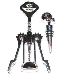  BSS   Green Bay Packers NFL Wine Opener Set: Everything 