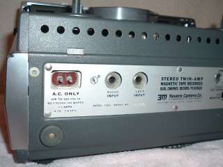 Wollensak 1580 Stereo Reel To Tape Recorder Tube Amp  