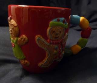   Sugar and Spice Christmas Coffee Mug Cup 16 oz Gingerbread  