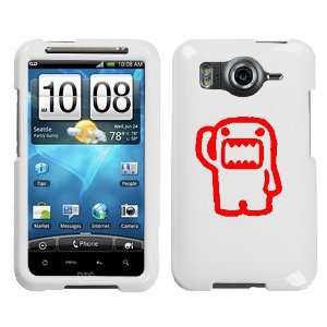  HTC INSPIRE 4G RED DOMO SALUTING ON A WHITE HARD CASE 