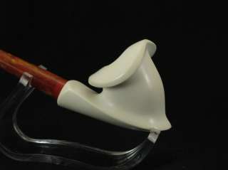  ZORO ABSTRACT Meerschaum Pipe wCASE+STAND+POUCH  