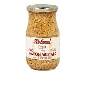 Roland Fancy Grained Mustard with White Wine, 12.3 oz  