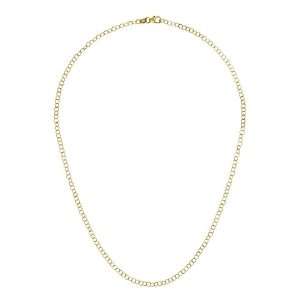    14K Gold Yellow Textured 3.1mm Necklace 16 Inch CleverEve Jewelry