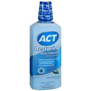  ACT RESTORING MOUTHWASH ICY COOL MINT 18 OZ Health 