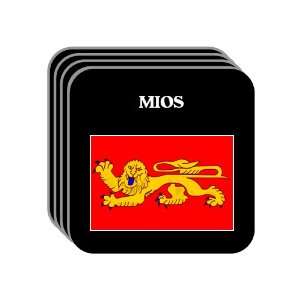  Aquitaine   MIOS Set of 4 Mini Mousepad Coasters 