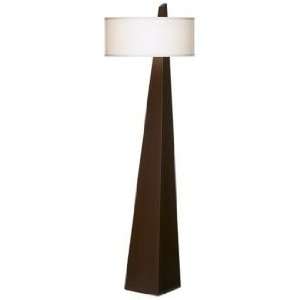  Pillar Walnut Wood Modern Floor Lamp: Home Improvement