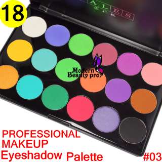   COLOR Matte Shimmer Eyeshadow Wales Makeup Palette MD2002 18#03  
