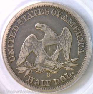 1846 O Tall Date Seated Liberty Half Dollar PCGS VF 25 Original, Rare 