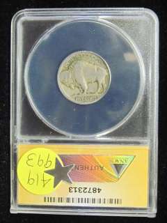 1924 S Buffalo Nickel ANACS VG 8 Cleaned Details  