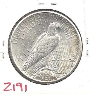 1928 Peace Silver Dollar Choice Brilliant Uncirculated z191  