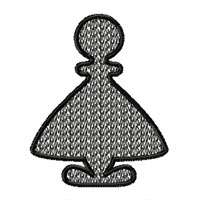 Chess Designs + Quilt Block for Machine Embroidery 4x4  