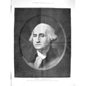  1876 Portrait George Washington President America