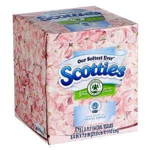  SCOTTIES FACIAL TISSUE CUBE 2 PLY 75 SHEETS Health 