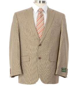NWT Ralph Lauren 40S Tan Textured Silk Wool Blazer Sportcoat $350 