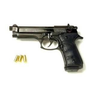 92 Black Blank Firing Gun 9mm   Starter Pistol