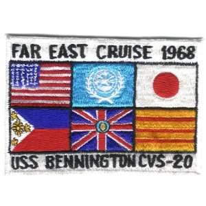  USS Bennington Far East Cruise 4.1 Patch Military: Arts 