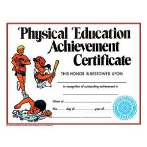  Certificate Physical Education 30Pk