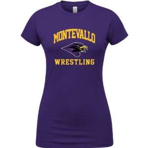   Falcons Purple Womens Wrestling Arch T Shirt: Sports & Outdoors