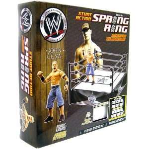  WWE Wrestlemania 25 Stunt Action Spring Ring Playset John 