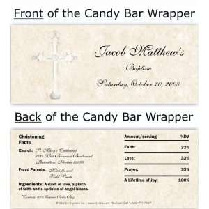  Periwinkle Ribbon Cross Candy Wrapper: Everything Else