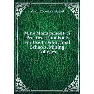  Mine Management A Practical Handbook For Use In Vocational Schools 