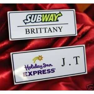  Custom Name Tags with Free Full Color Logo Office 