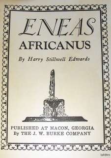 Eneas Africanus   Harry Stillwell Edwards   1920   Ships Free U.S 