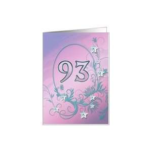  93rd Birthday party Invitation card Card: Toys & Games